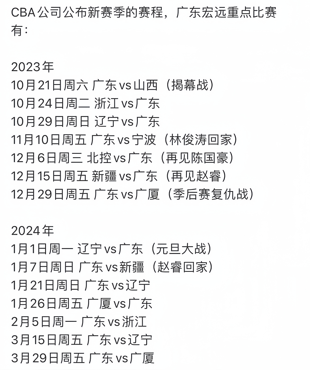 赛地聚焦——CBA常规赛集结日热度飙升；广东宏远扳平良机；更衣室稳定；资深球员宣示担当的简单介绍